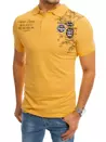 Polo tričko s potiskem žluté Dstreet PX0375