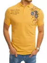 Polo tričko s potiskem žluté Dstreet PX0375_2
