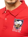 Polo tričko s výšivkou červené Dstreet PX0390_3